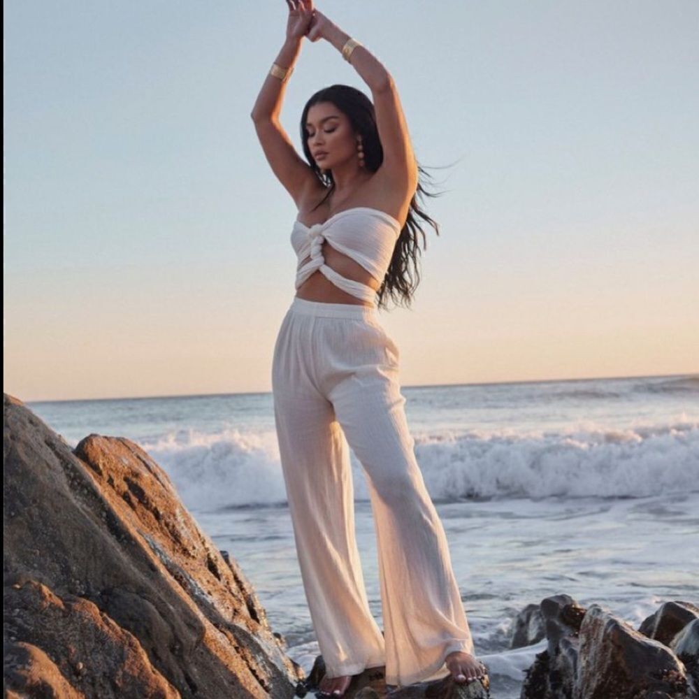 MISHA white jumpsuit